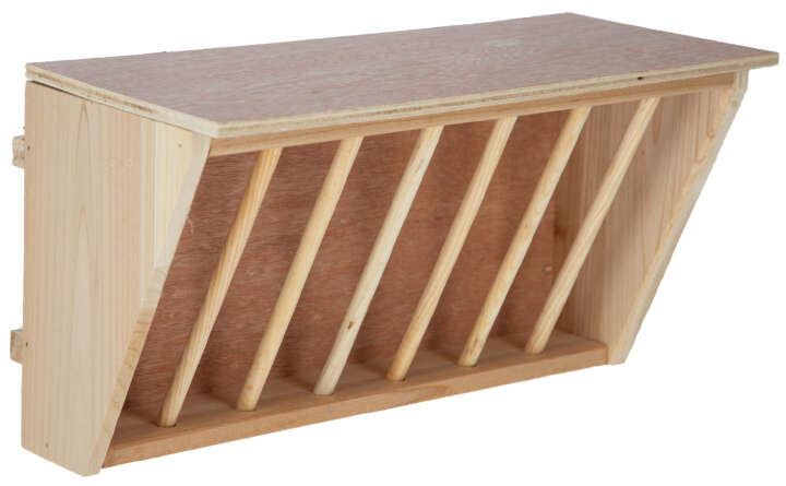 KERBL Heuraufe mit Sitzbrett